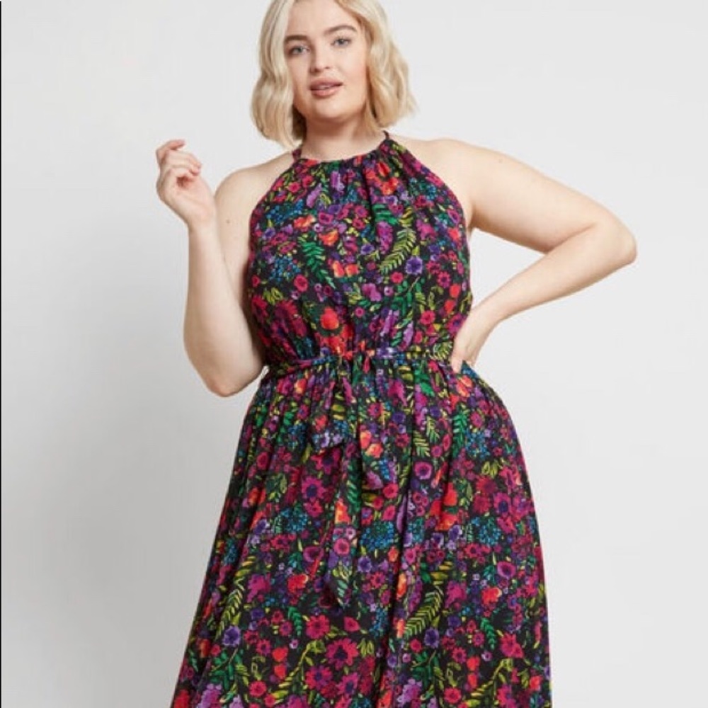 Chiffon maxi dress